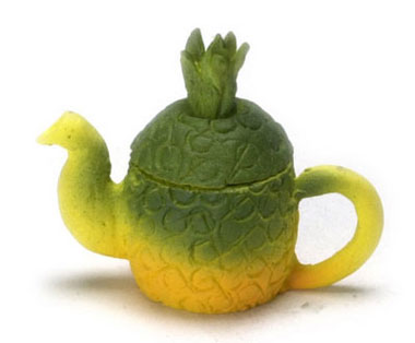 Dollhouse Miniature Pineapple Teapot